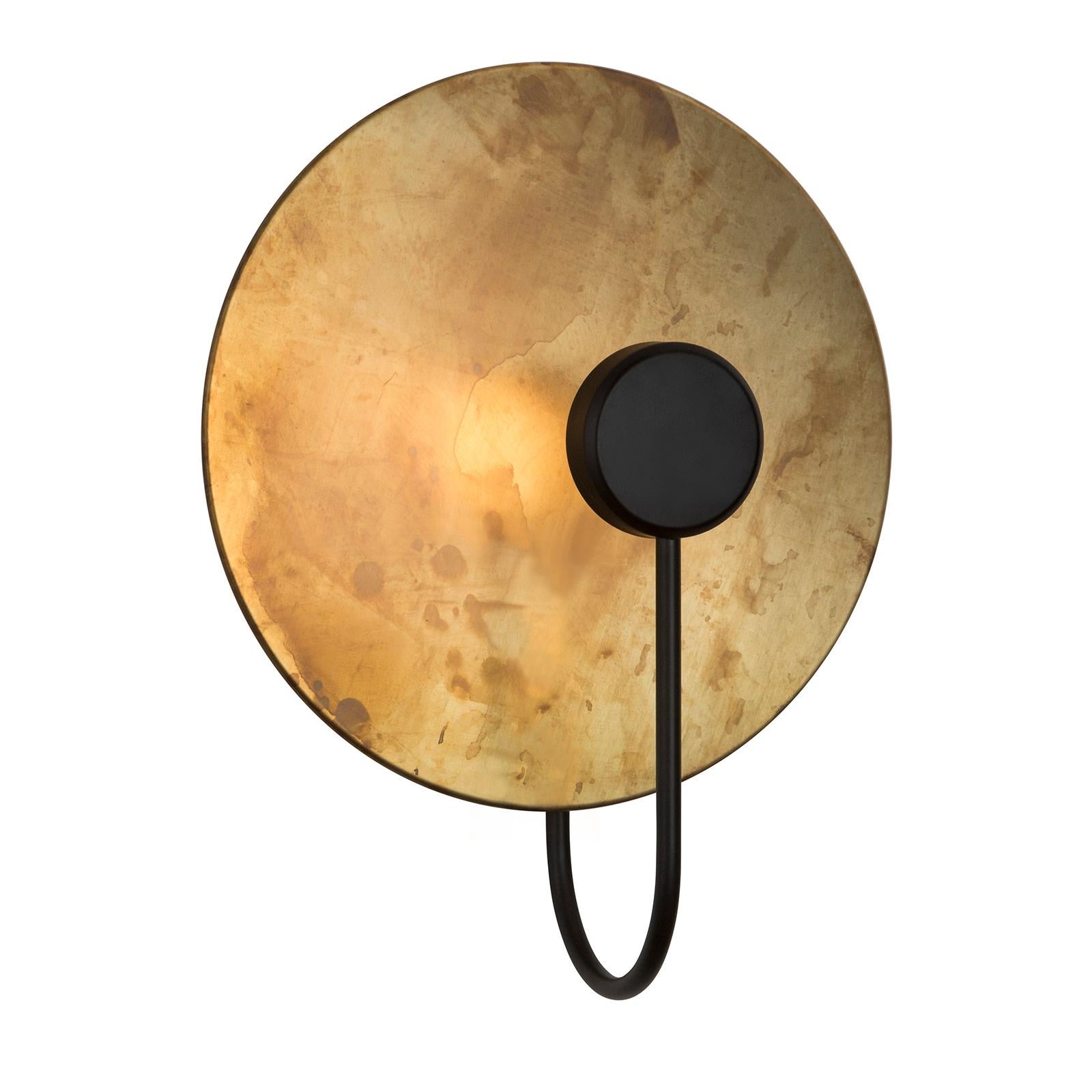 Sami Kallio SOL Brass Wall Lamp by Konsthantverk In New Condition For Sale In Barcelona, Barcelona