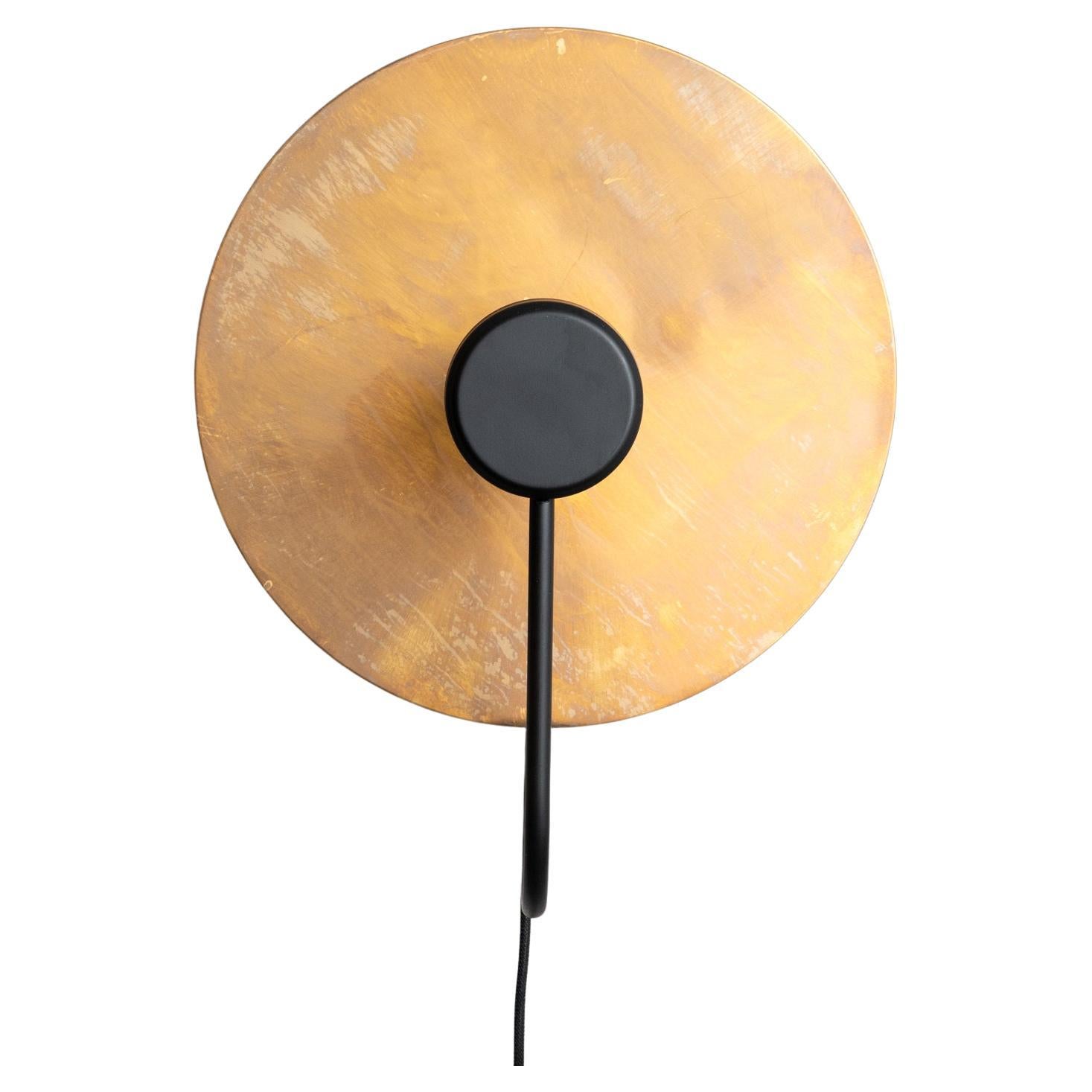 Sami Kallio SOL Brass Wall Lamp by Konsthantverk, Scandinavian Design For Sale