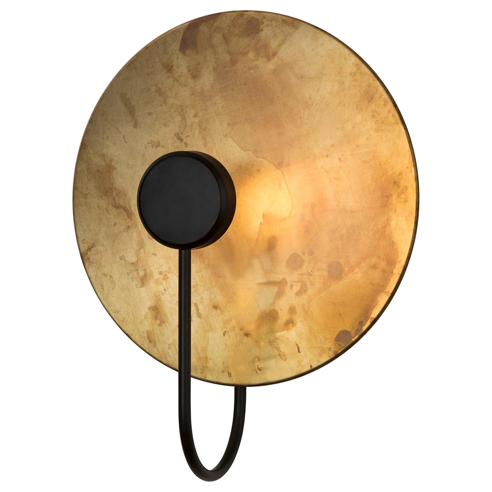 Sami Kallio SOL Wall Lamp, Raw Brass, Scandinavian Modern, Sweden, New