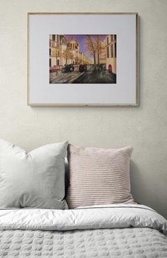 Soirée à Londres (Icône, Paysage urbain, Chaud, Lueur, ~26% DE RÉDUCTION)