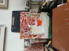 Still Life With Scissors - 21st Century Contemporary Still Life Oil Painting