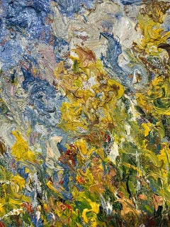 'Bouleaux Automne Parc Sorbonne' Floral postimpresionista