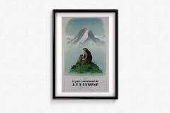 CIRCA 1975 Originalplakat von Samivel - Parc national la Vanoise Alpes de Savoie