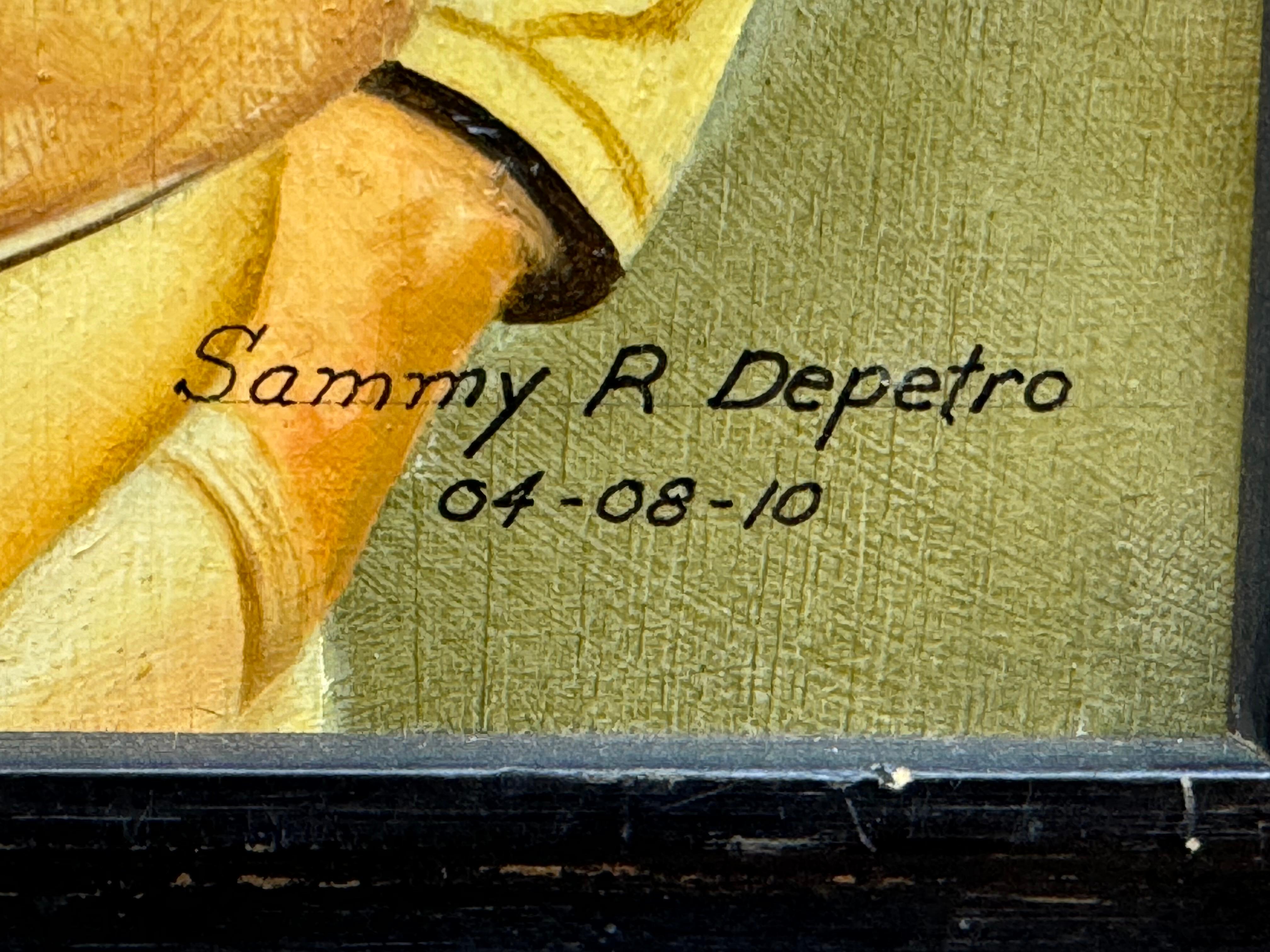 Sammy R Depetro, Portrait of Western Gentleman with Cowboy Hat For Sale 1