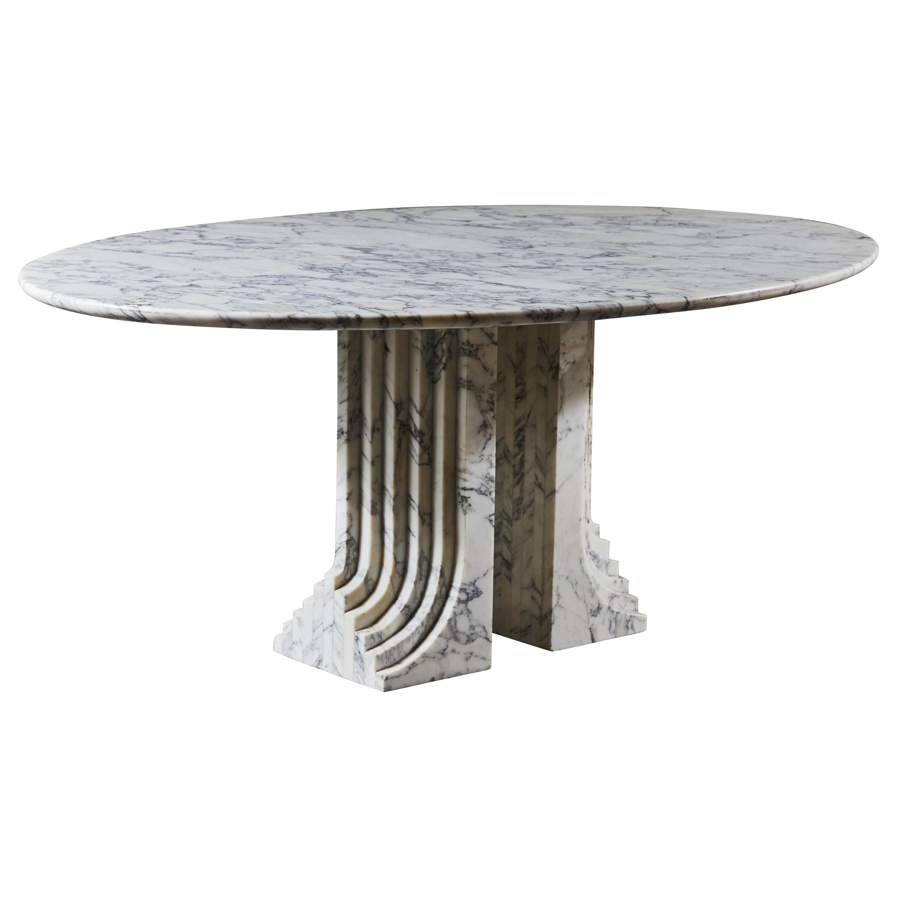 "Samo" Marble Dining Table by Carlo Scarpa for Simon Gavina