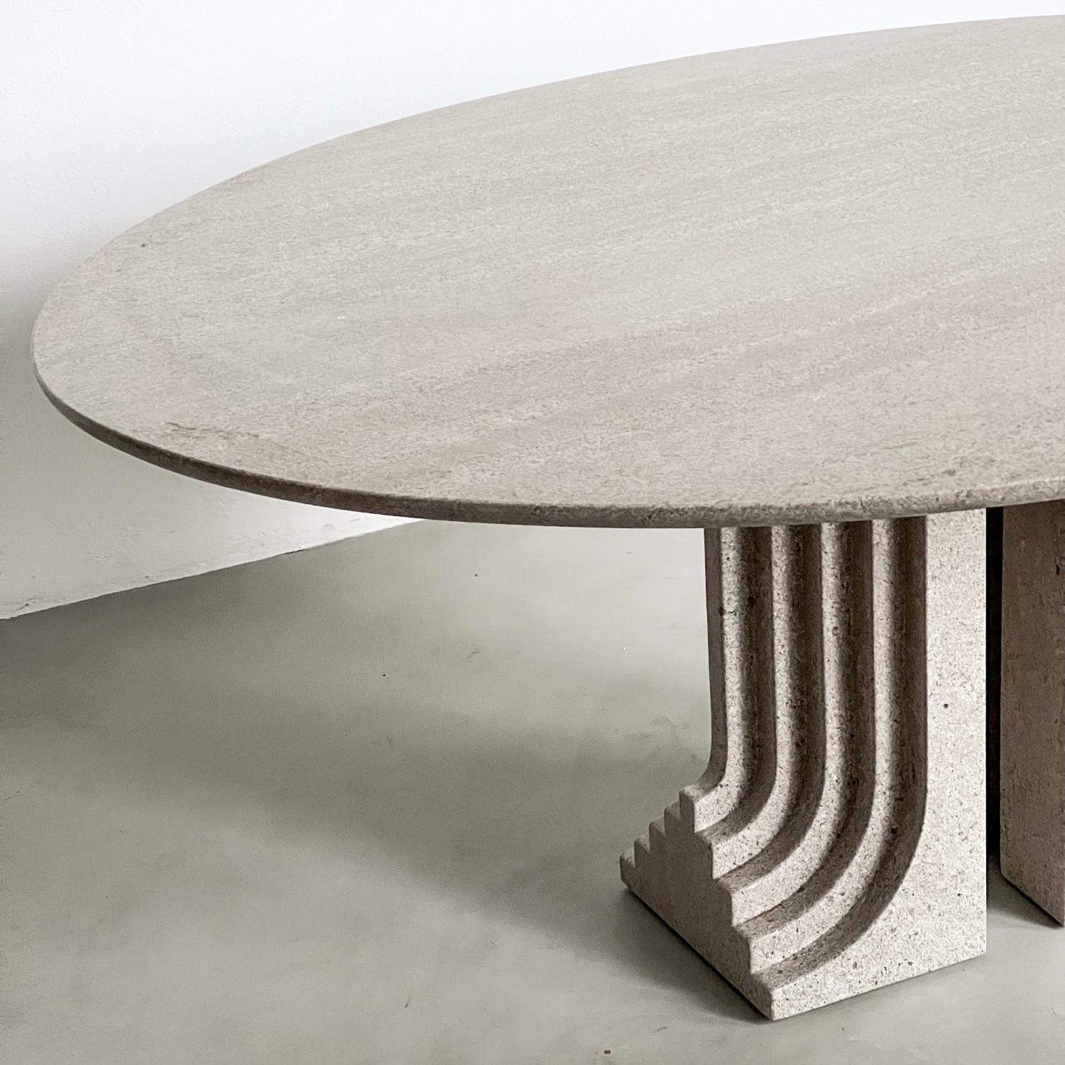 Granite Samo marble table by Carlo Scarpa for Gavina For Sale