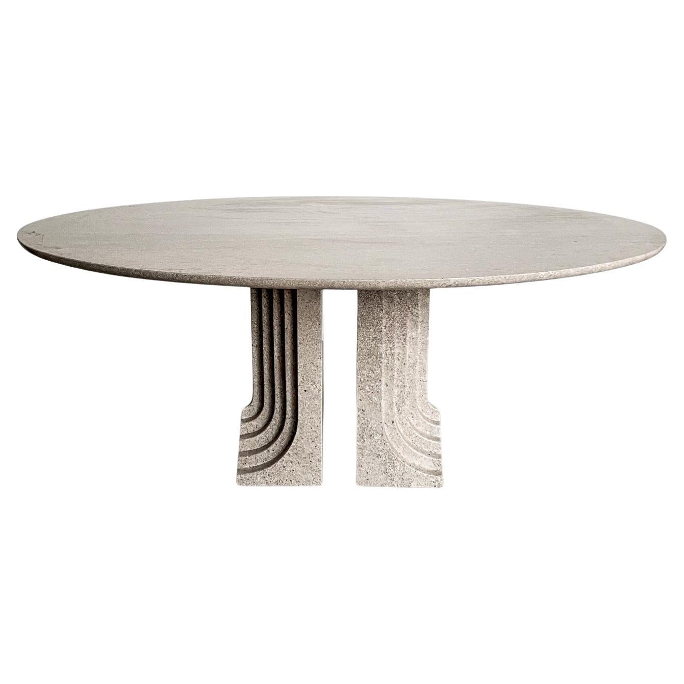 Samo marble table by Carlo Scarpa for Gavina For Sale