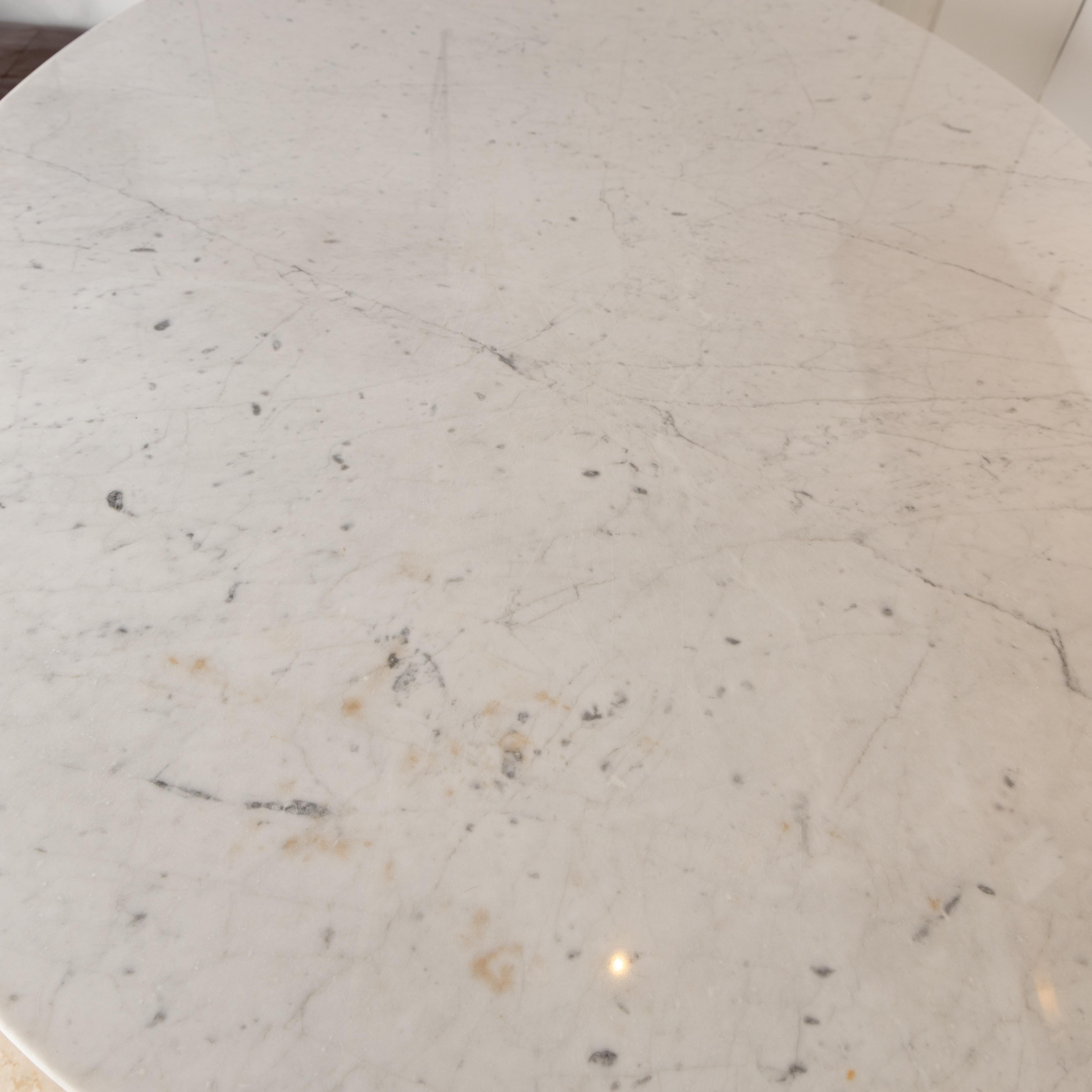 Samo Table in white marble, Carlo Scarpa In Good Condition For Sale In Milano, Lombardia