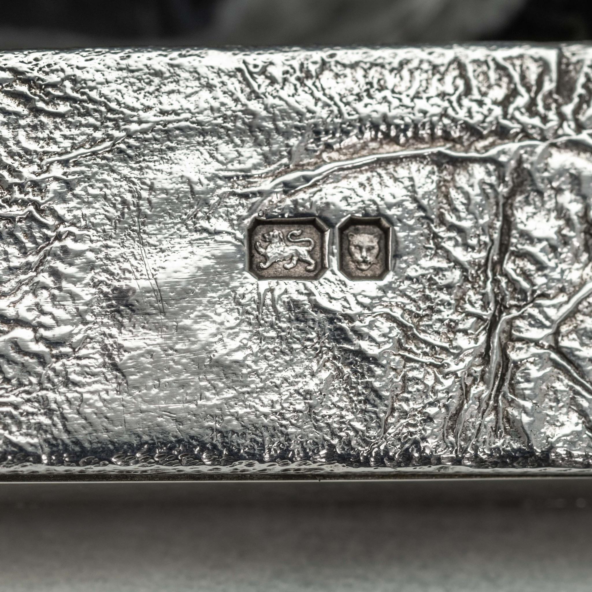 Samorodok Sterling Silver Cigar Cutter, Hallmarked, London 1977 3