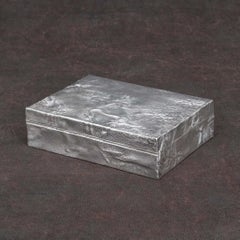 Samorodok Sterling Silver Cigarette Box, Hallmarked, London 1966.