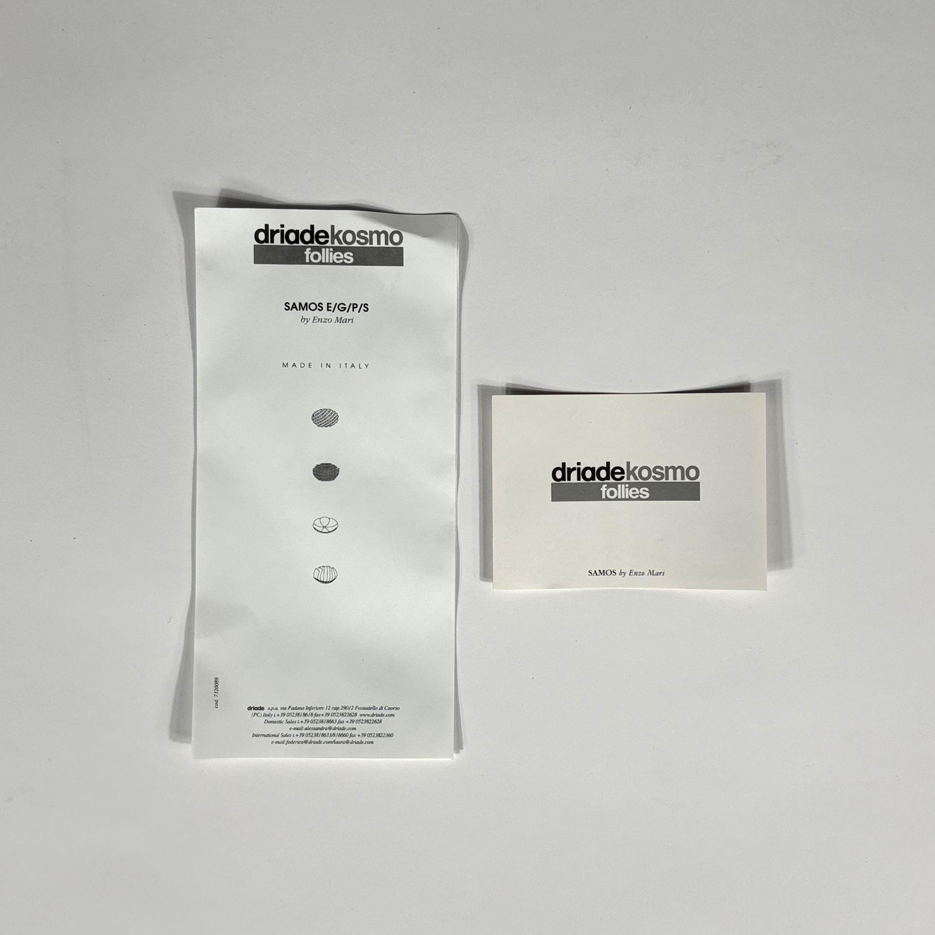 Samos / E Centrepiece by Enzo Mari 4