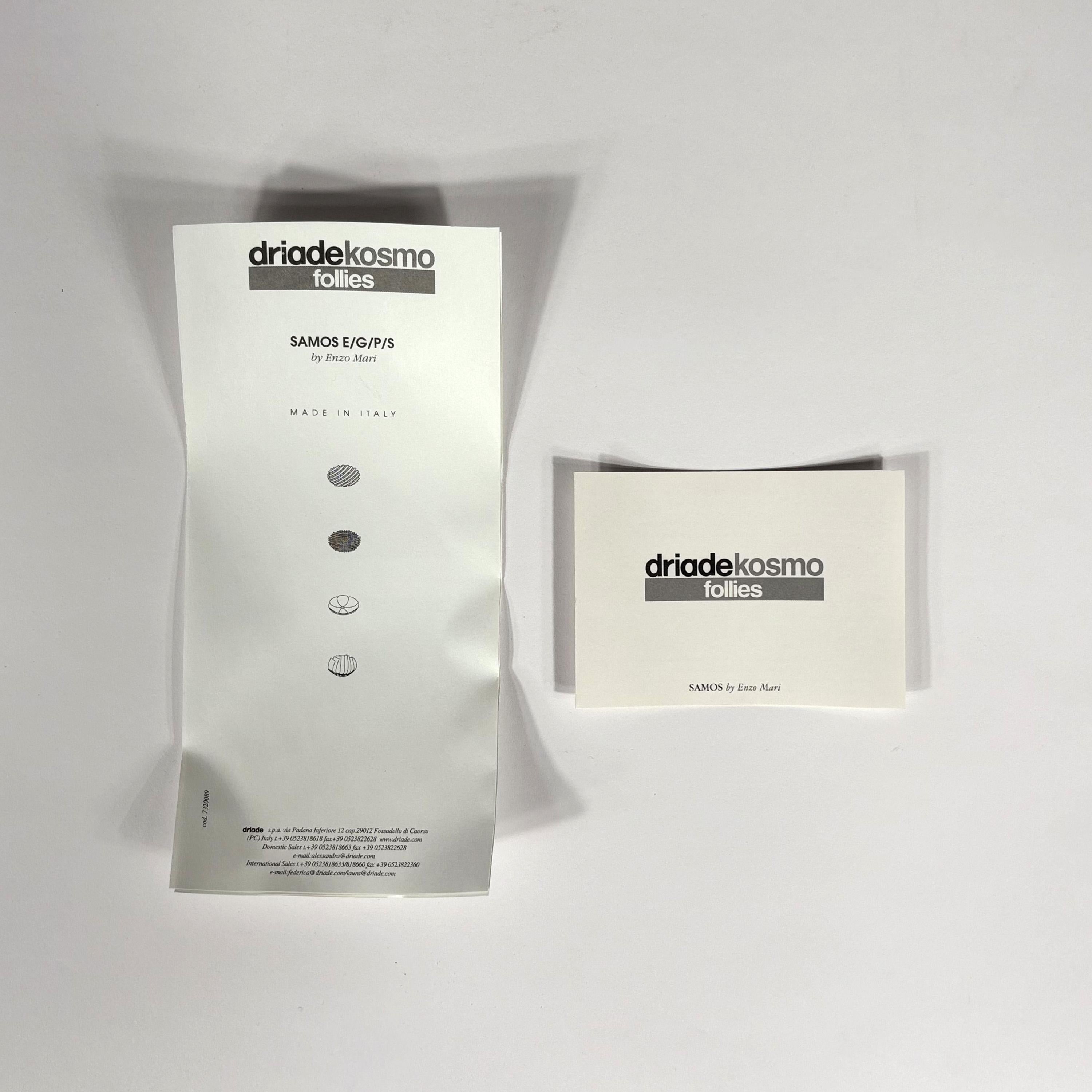 Samos / G Centrepiece by Enzo Mari 4