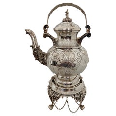 Samovar Silver 800, with Working Stove, Kg 3256