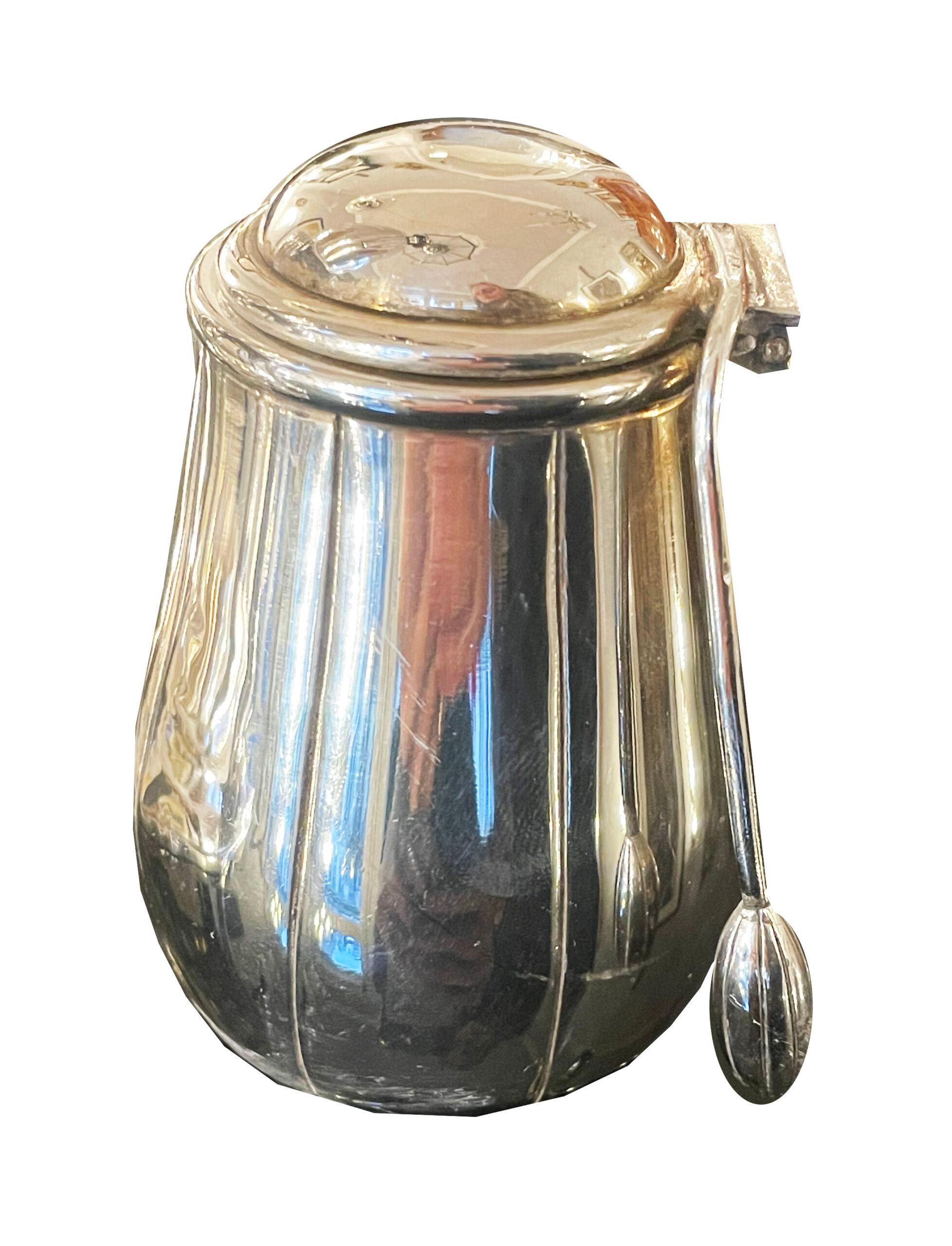 Metal Samowar, Art Deco “BB 50 G” for BOUILLET and BOURDELLE For Sale