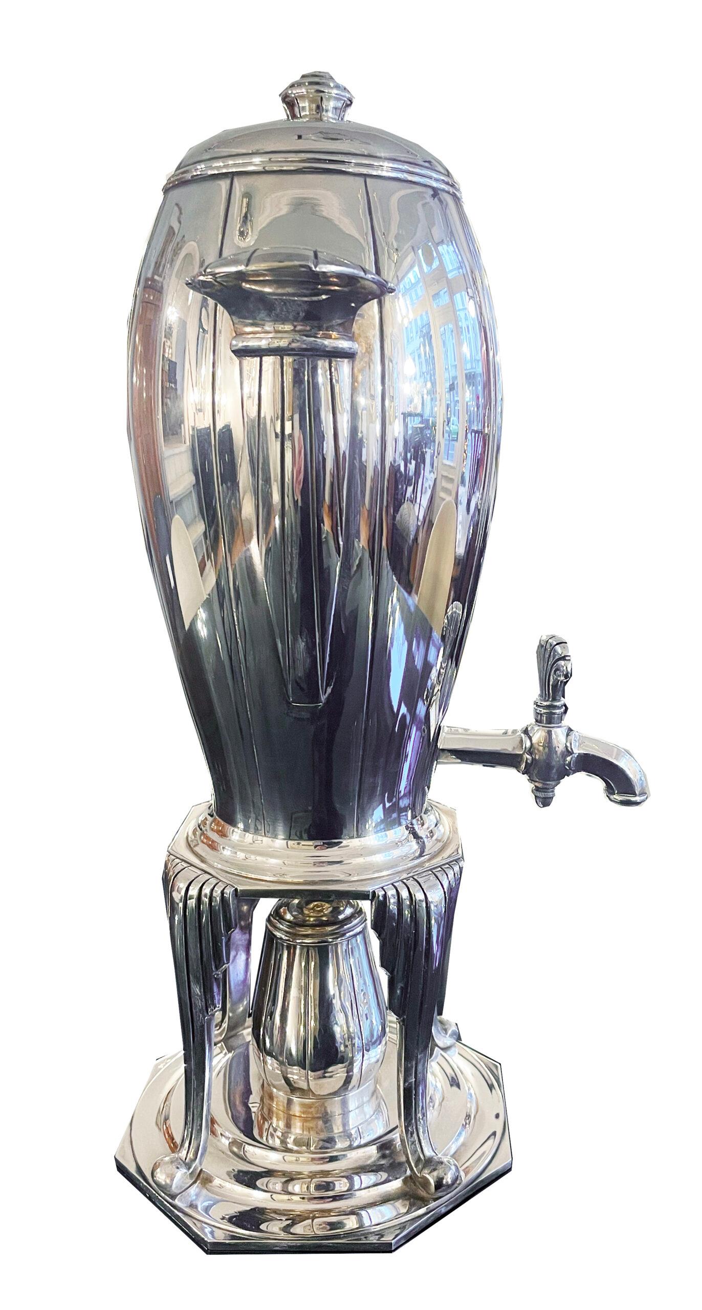 Samowar, Art Deco “BB 50 G” for BOUILLET and BOURDELLE For Sale 1