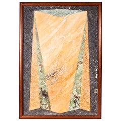 Tablero de muestras de textura de piedra de pintor
