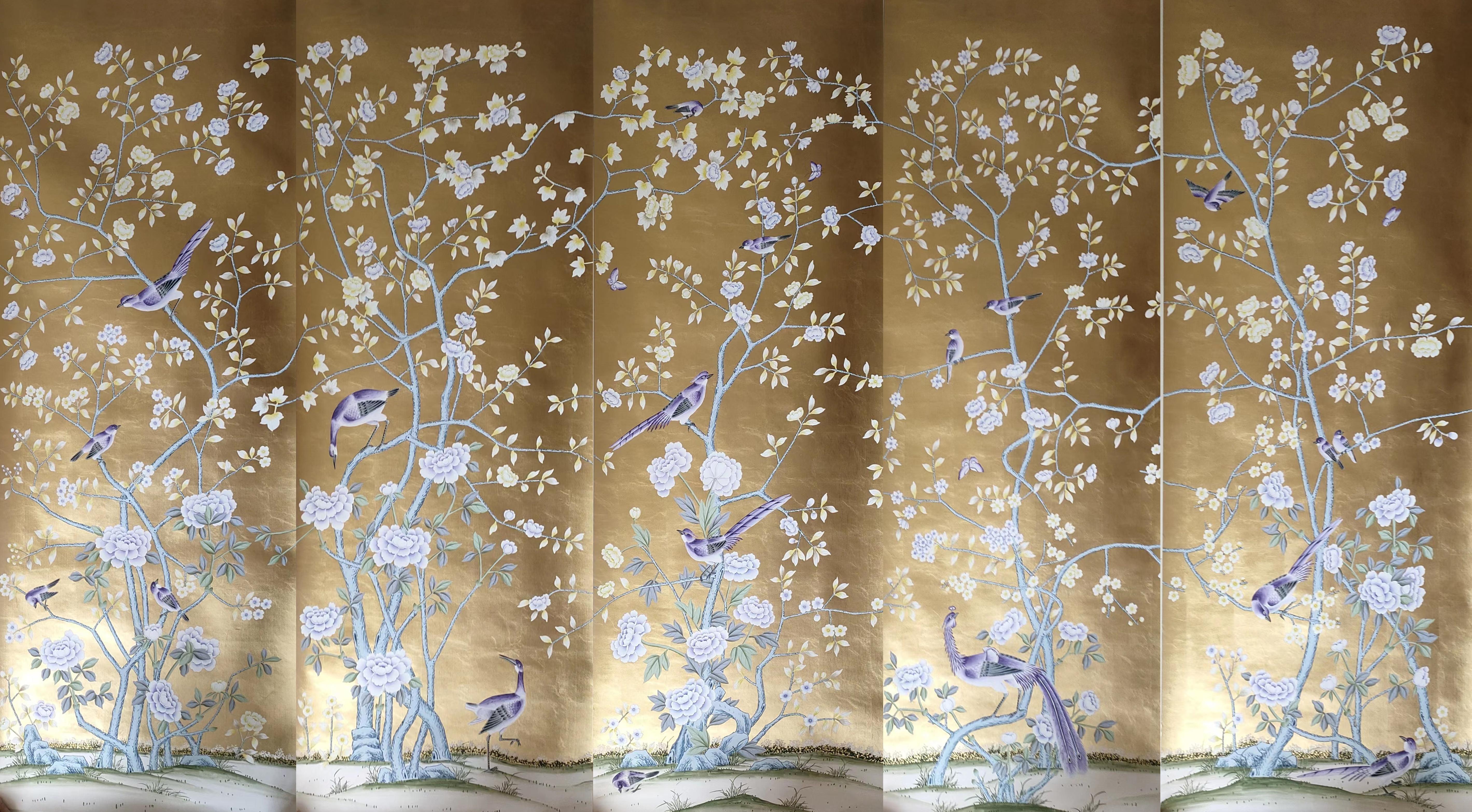 If you love the look of De Gournay wallpaper but not the price, this is for you. Measures: 12