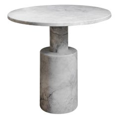 Sample For Tholos White Marble Medium Side Table