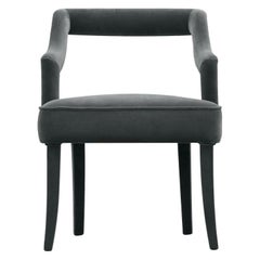 Sample of Oka Dining Chair in Cotton Velvet with Fully Upholstered Legs