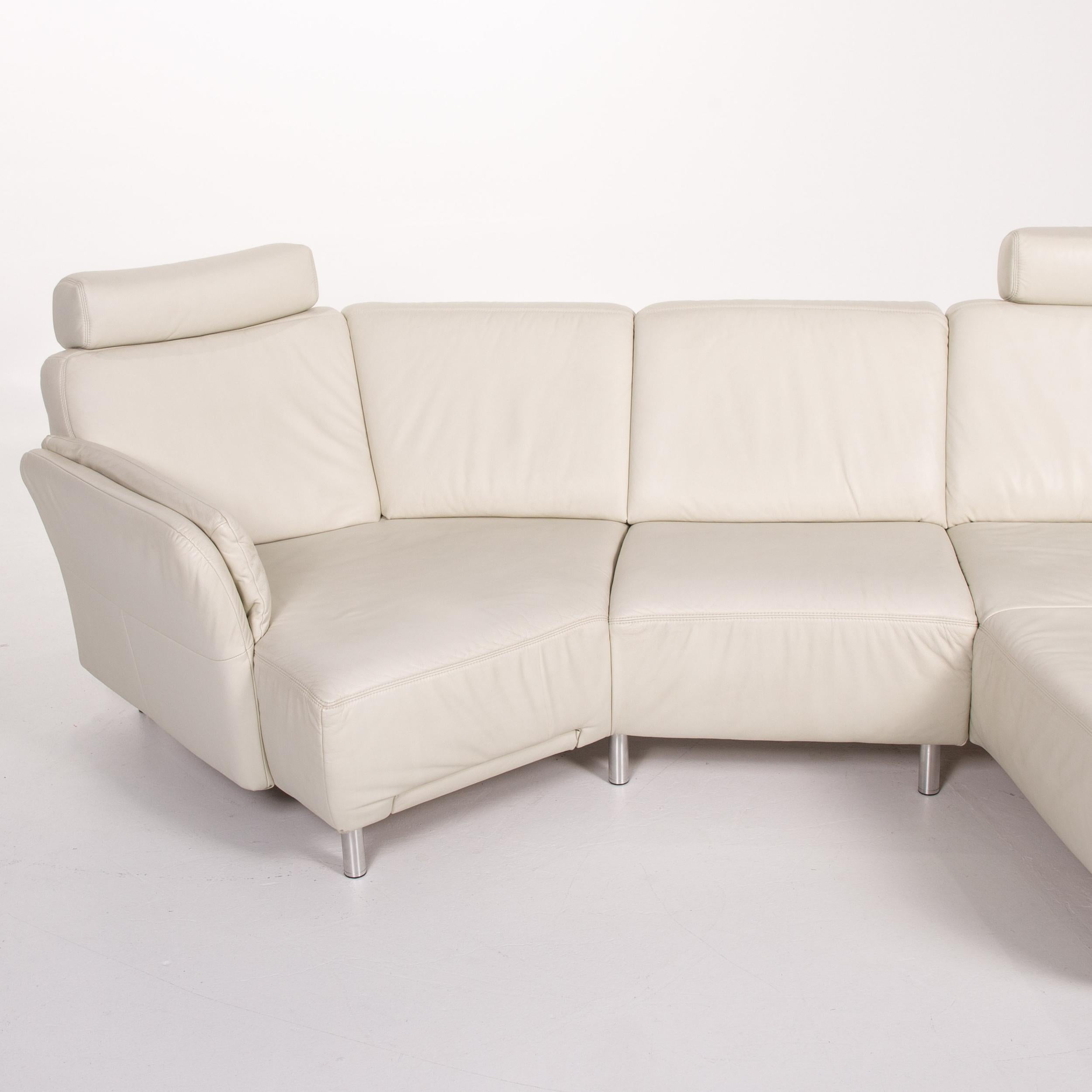 Sample Ring Leather Corner Sofa Cream Sofa Couch For Sale 5