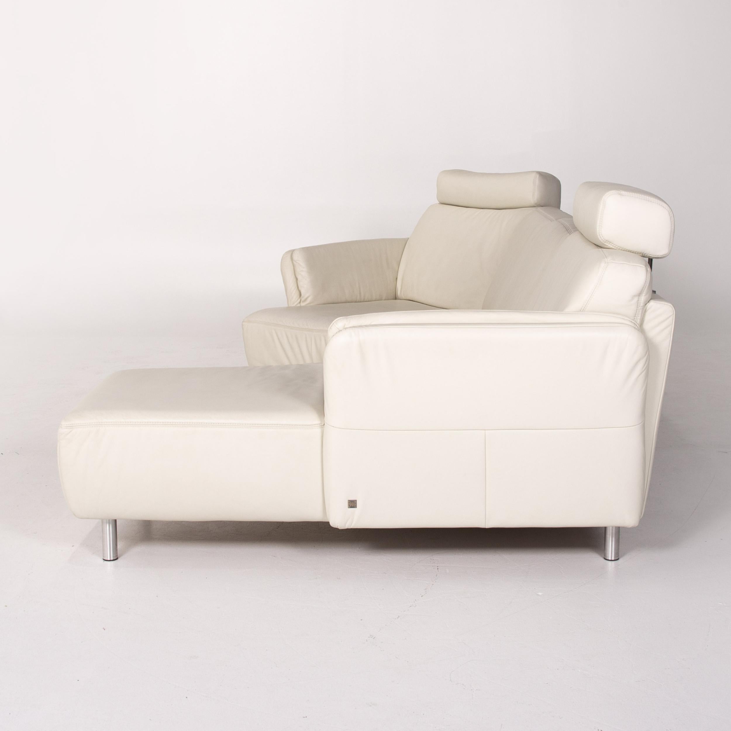 Sample Ring Leather Corner Sofa Cream Sofa Couch For Sale 10