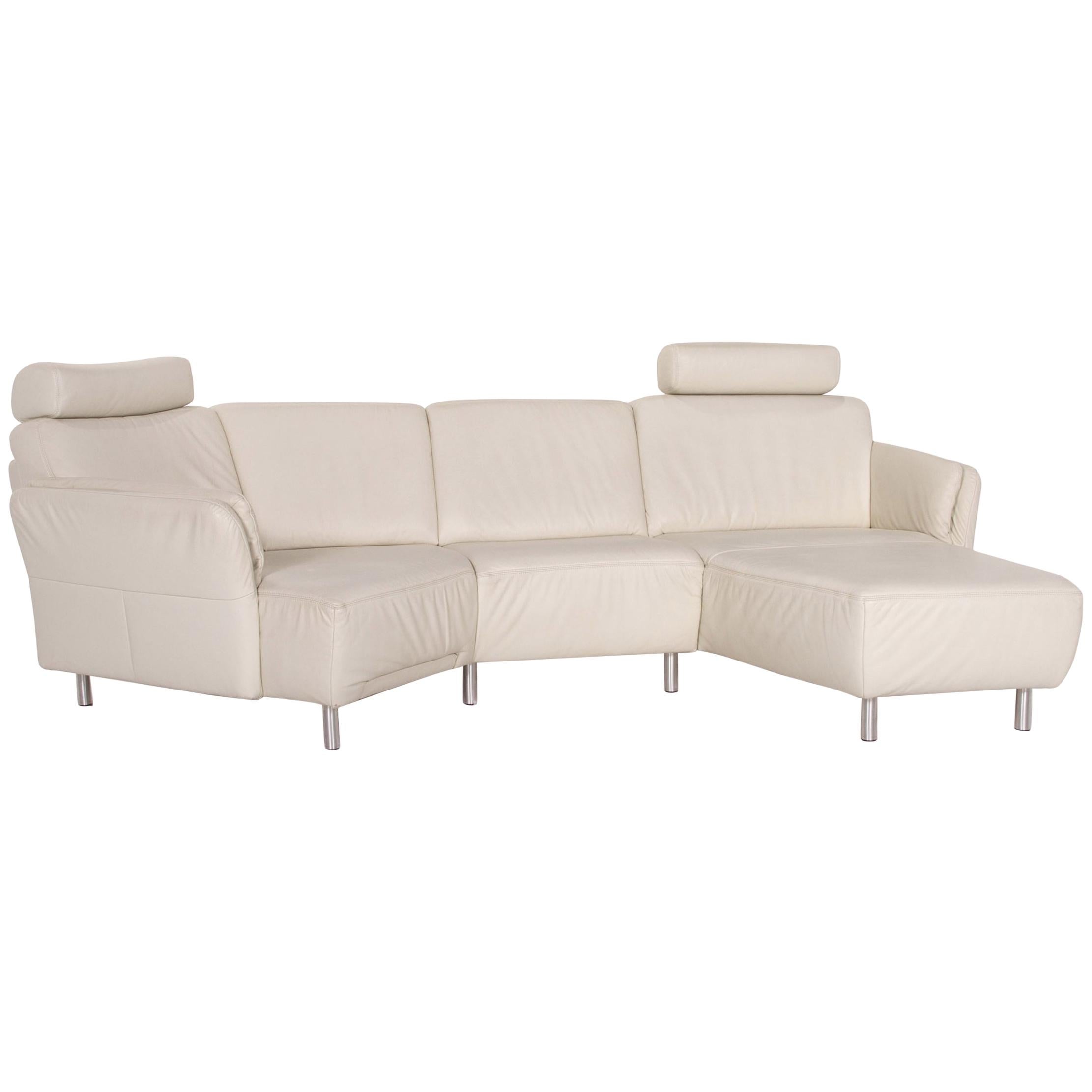 Sample Ring Leather Corner Sofa Cream Sofa Couch For Sale