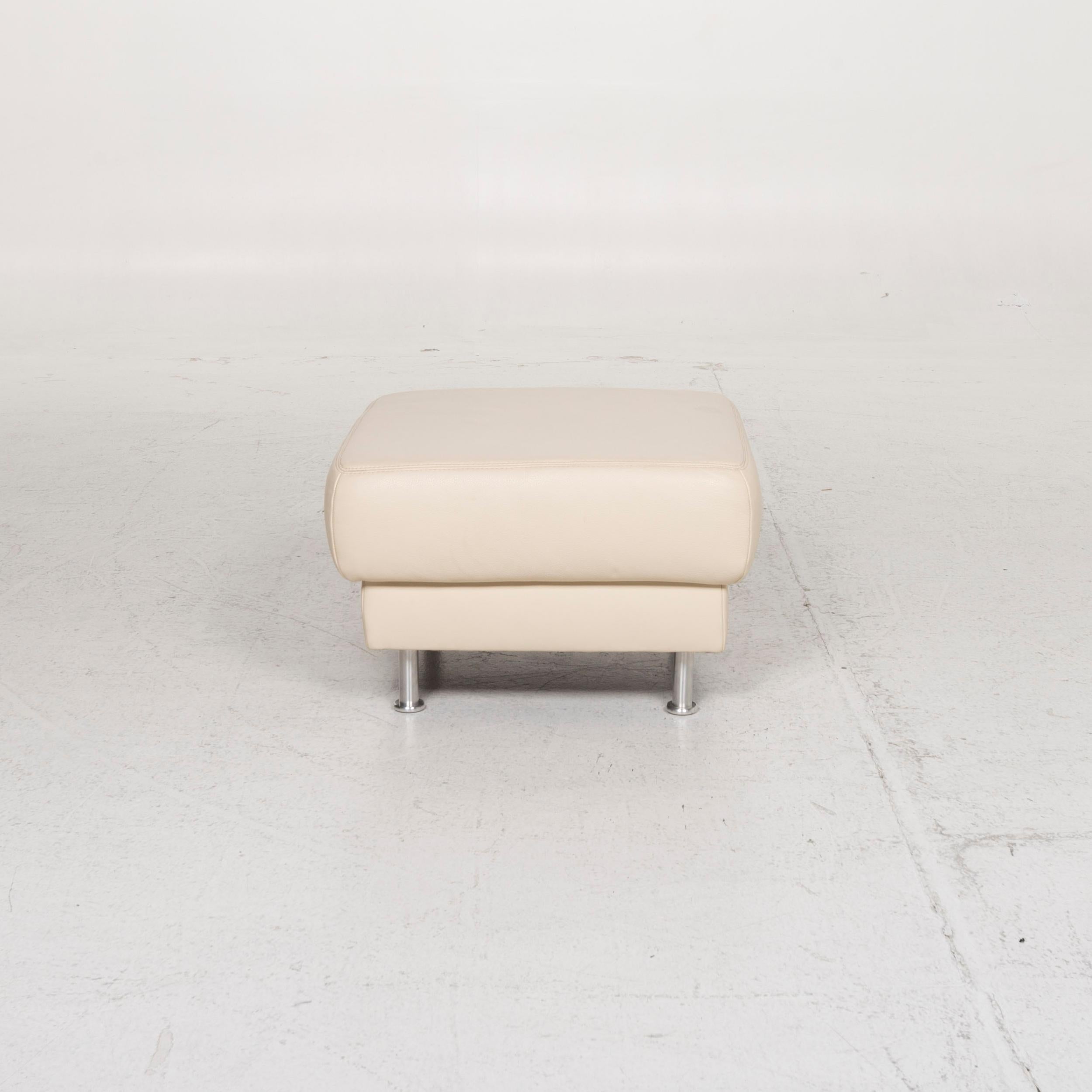 Sample Ring Leather Stool Cream 2