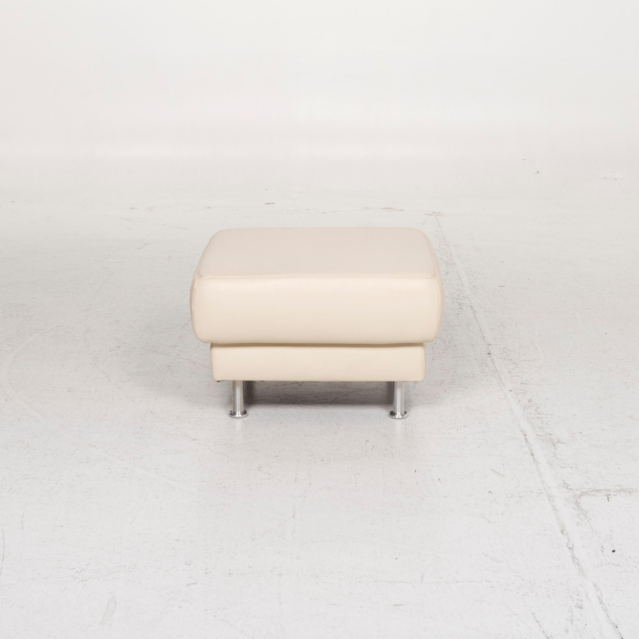 Sample Ring Leather Stool Cream 3