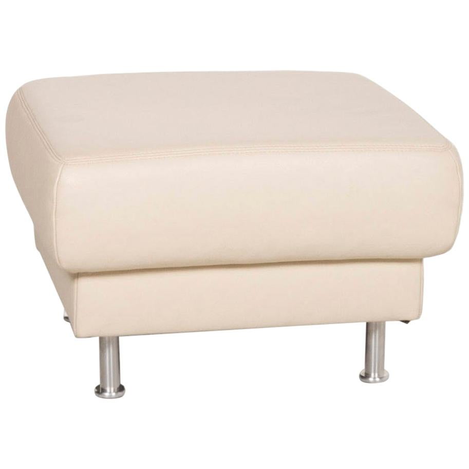 Sample Ring Leather Stool Cream