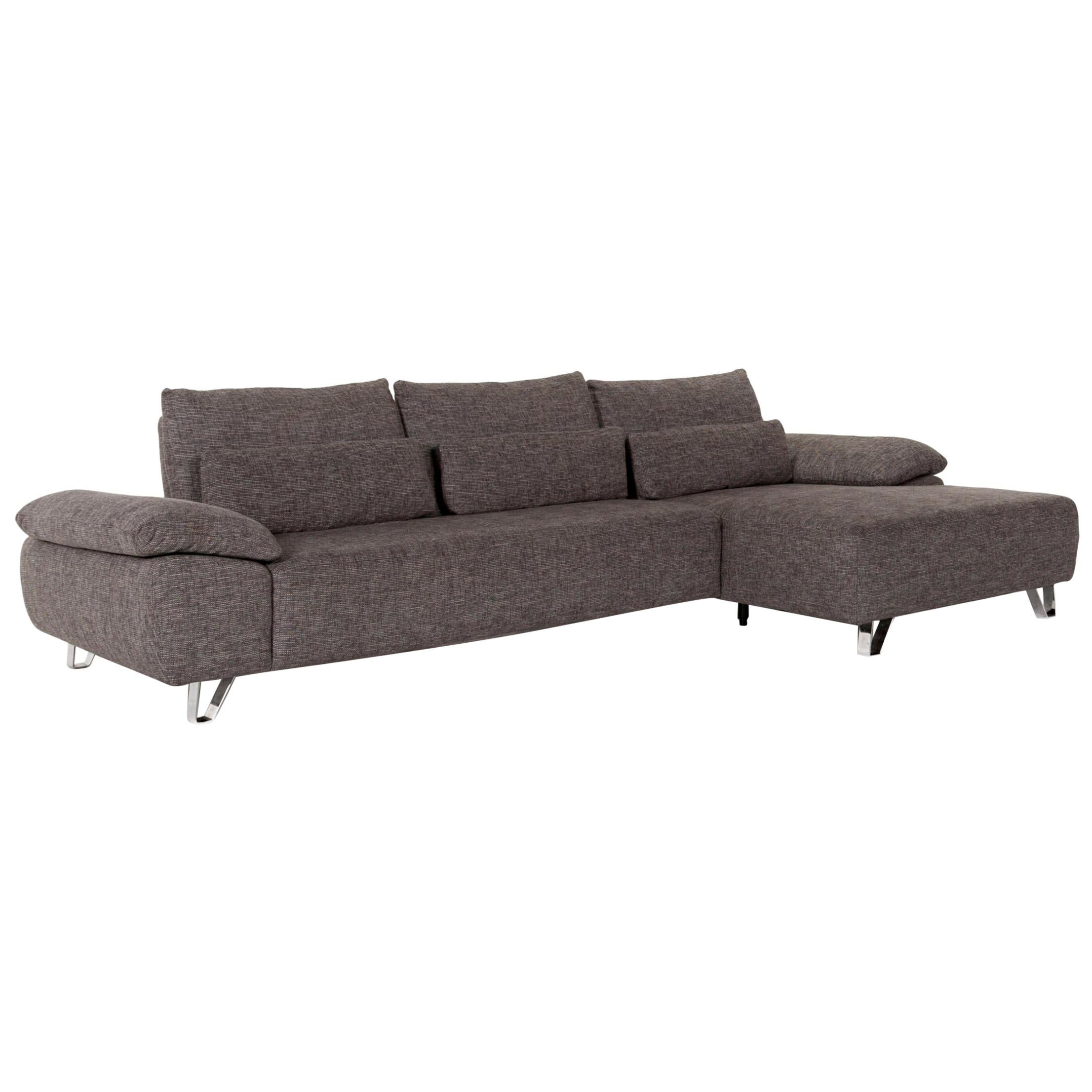 Sample Ring MR 680 Fabric Corner Sofa Gray Function Couch