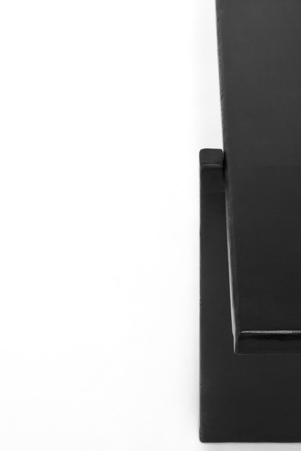 Vente d'échantillons Table basse Unique Organic Noir Moderne Contemporain Acier Neuf - En vente à Bronx, NY