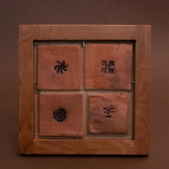 Muster Wandkunst Skulpturierte Fliesen von Studio Mano & Mambo Jambo