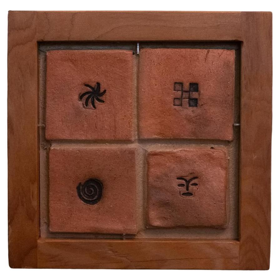 Sample Wall Art Sculptured Tiles by Studio Mano 
Mambo Jambo For Sale