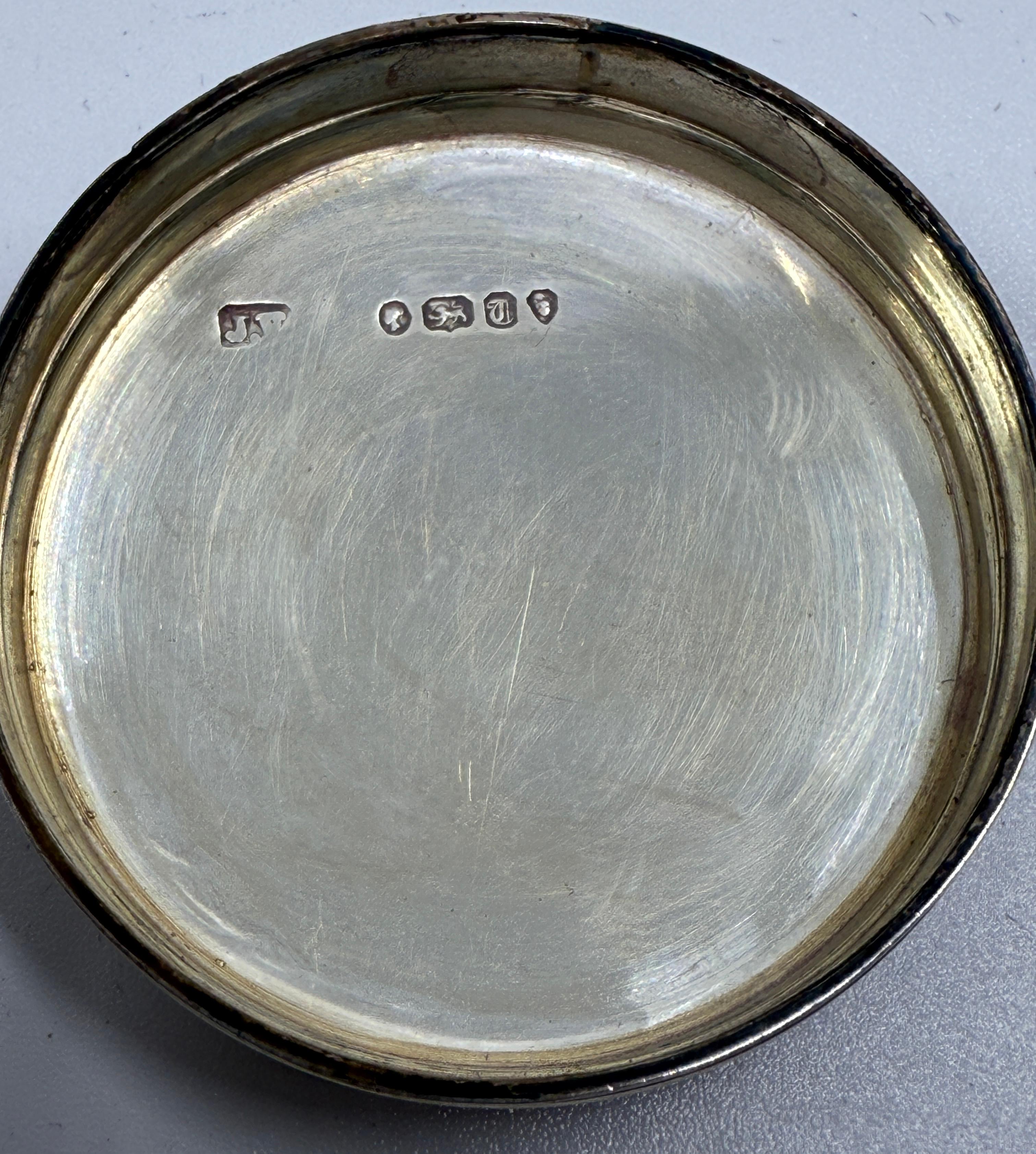 Sampson Mordan & Co Caja de tocador de calamandro y latón con incrustaciones de 1850 Plata de ley en venta 9