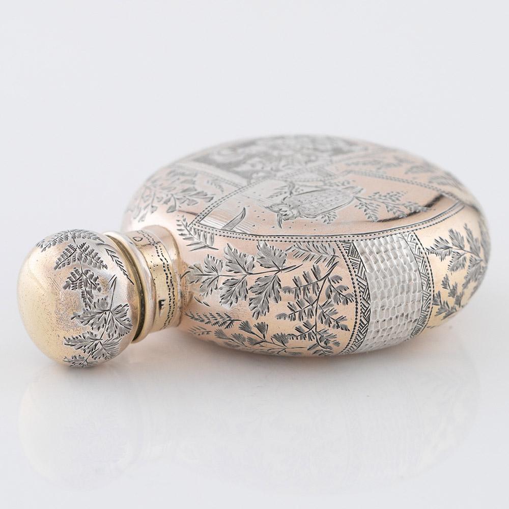 British Sampson Mordan Perfume Bottle London 1888 For Sale