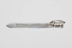 Sampson Mordan Pig Letter Opener for Waterman Pens