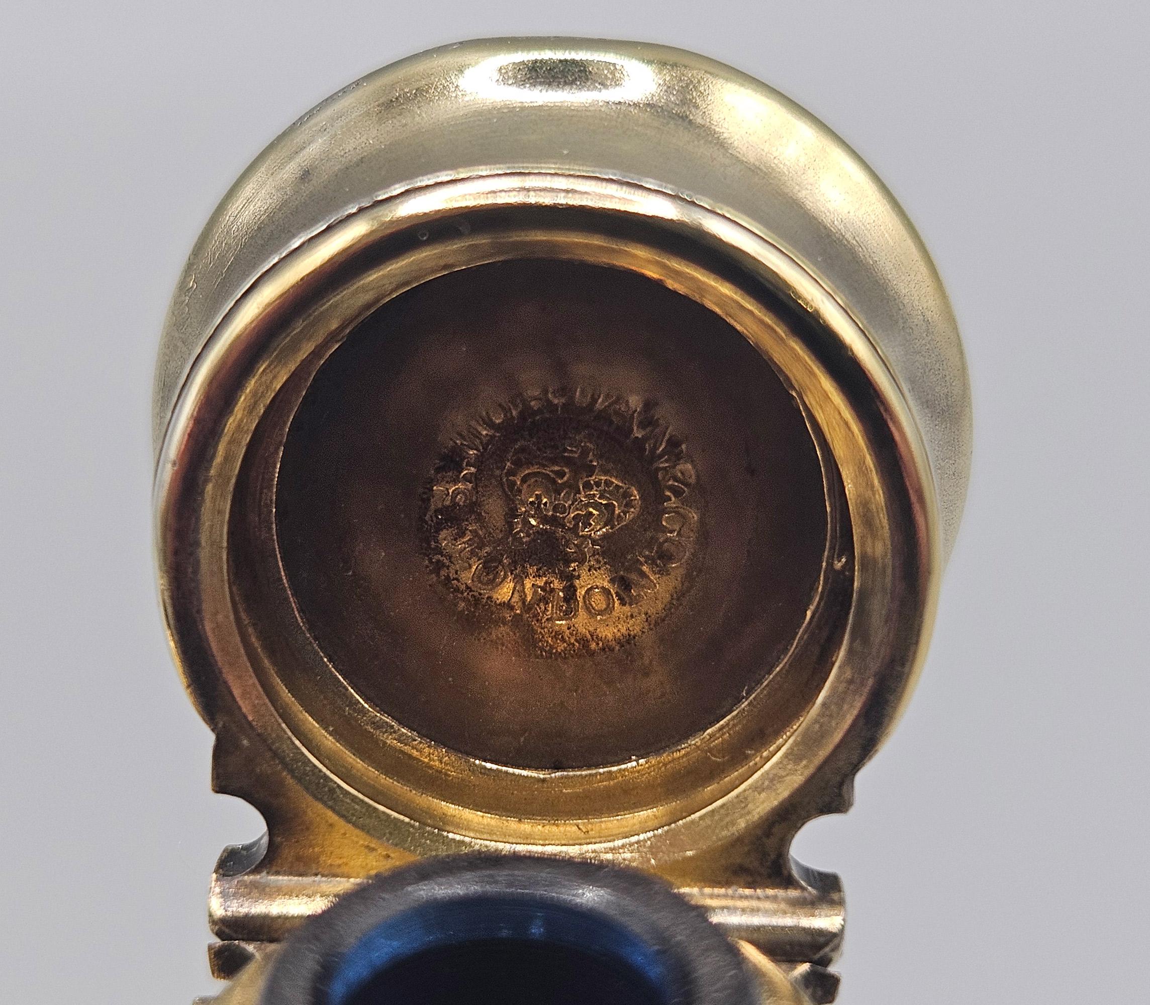 Sampsons Mordan Occhiali da opera in argento dorato Doppia bottiglia di profumo, astuccio, anni '70 del XIX secolo in vendita 4