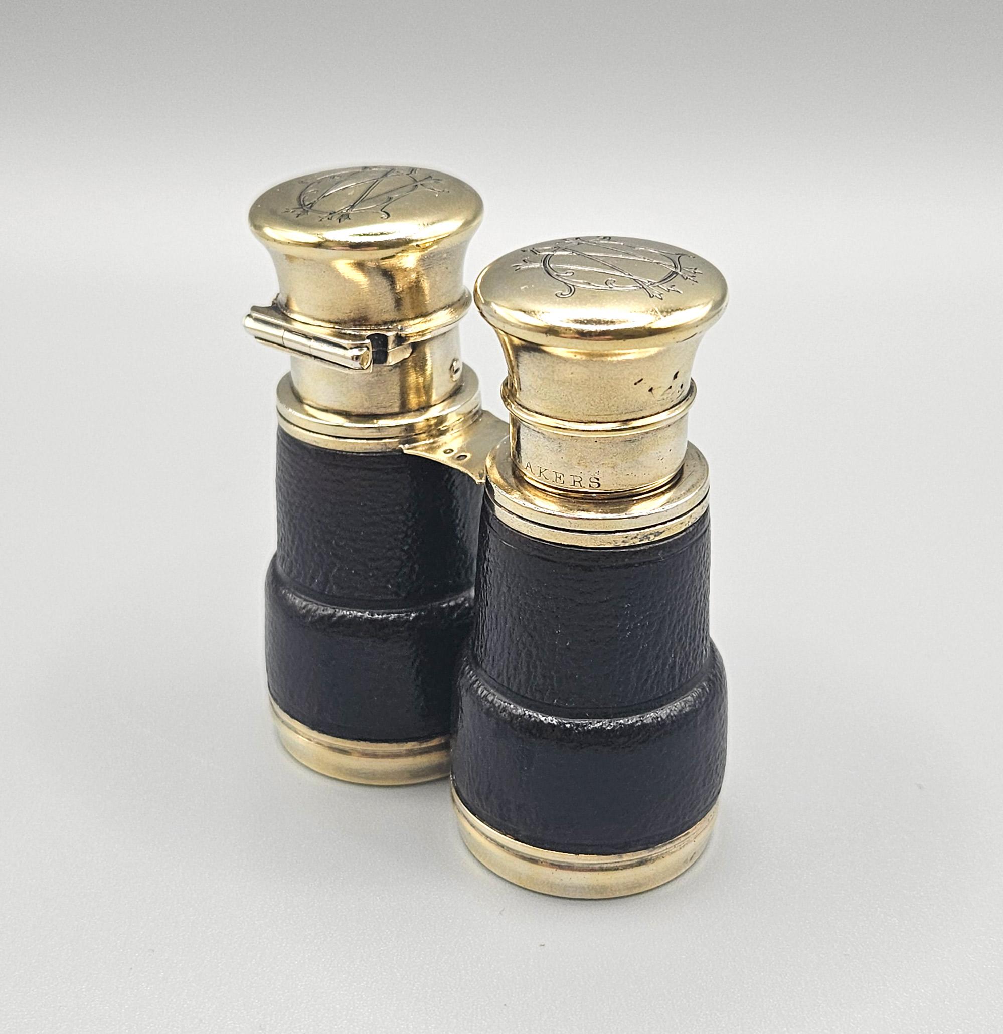 Sampsons Mordan Occhiali da opera in argento dorato Doppia bottiglia di profumo, astuccio, anni '70 del XIX secolo in vendita 5