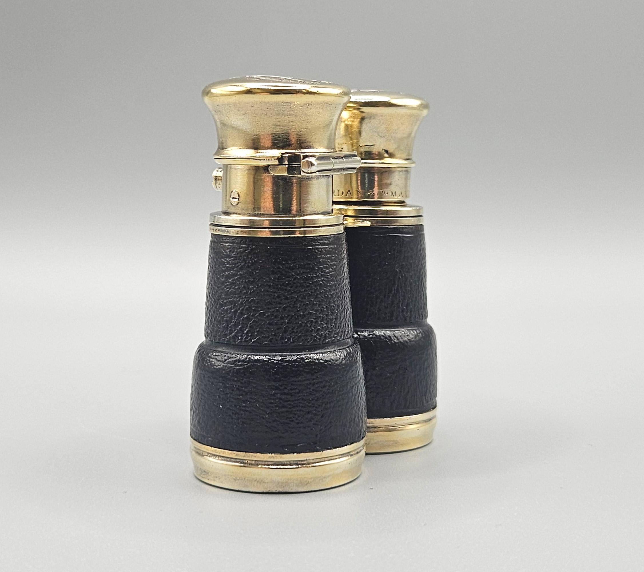 Sampsons Mordan Occhiali da opera in argento dorato Doppia bottiglia di profumo, astuccio, anni '70 del XIX secolo in vendita 7