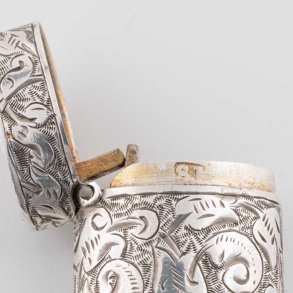 Sampson Mordan Vesta Case with Whistle London 1884 3