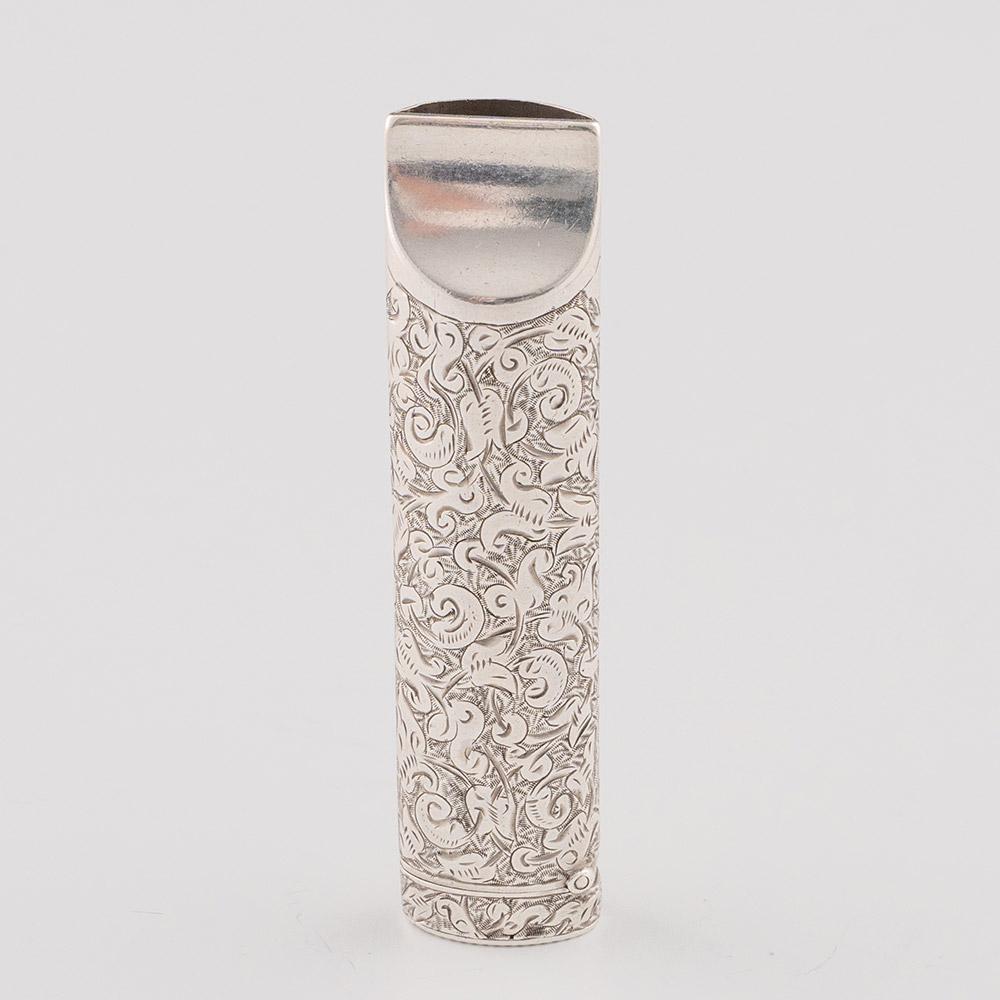 British Sampson Mordan Vesta Case with Whistle London 1884