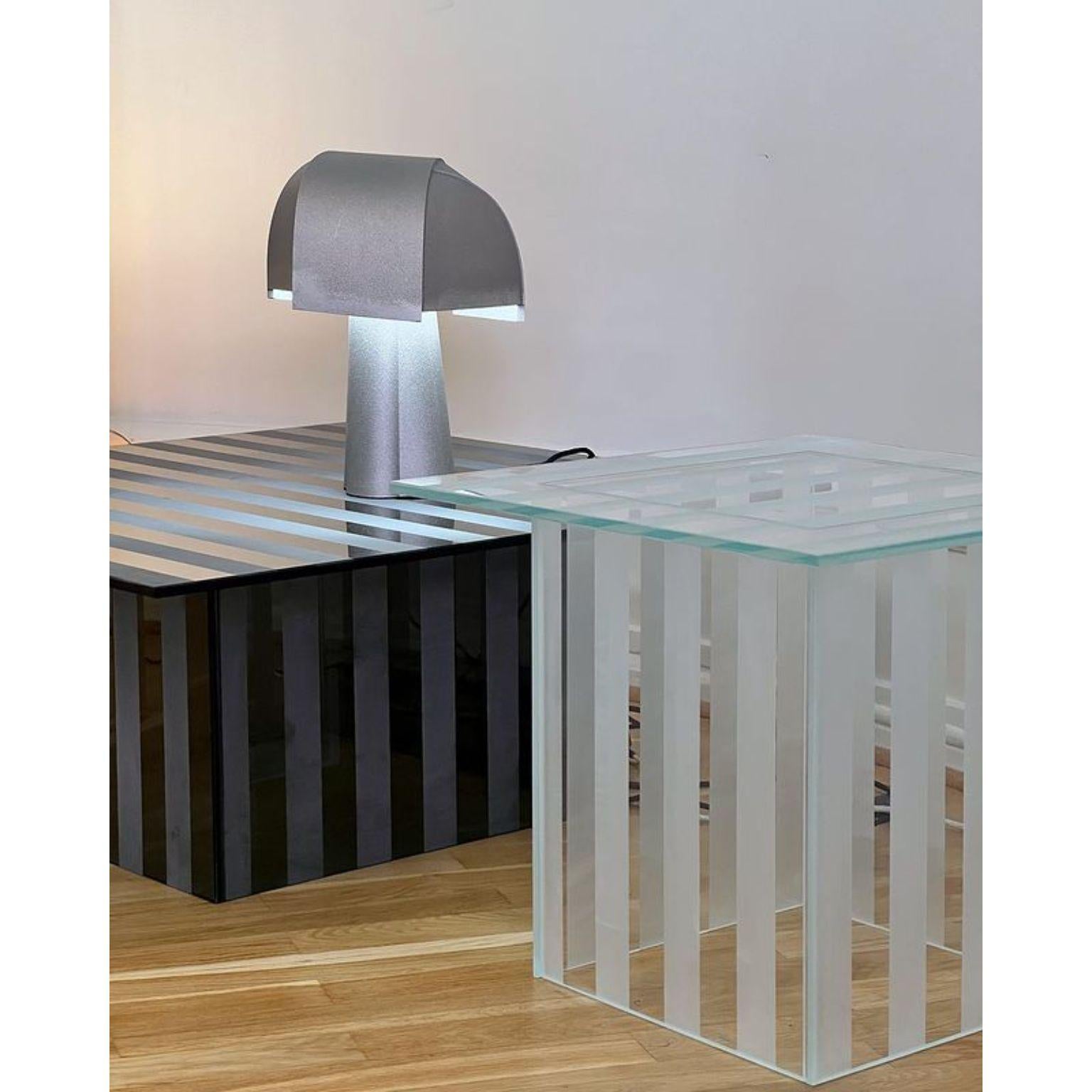 Contemporary Samsa Aluminum Blast Table Light by Pulpo For Sale
