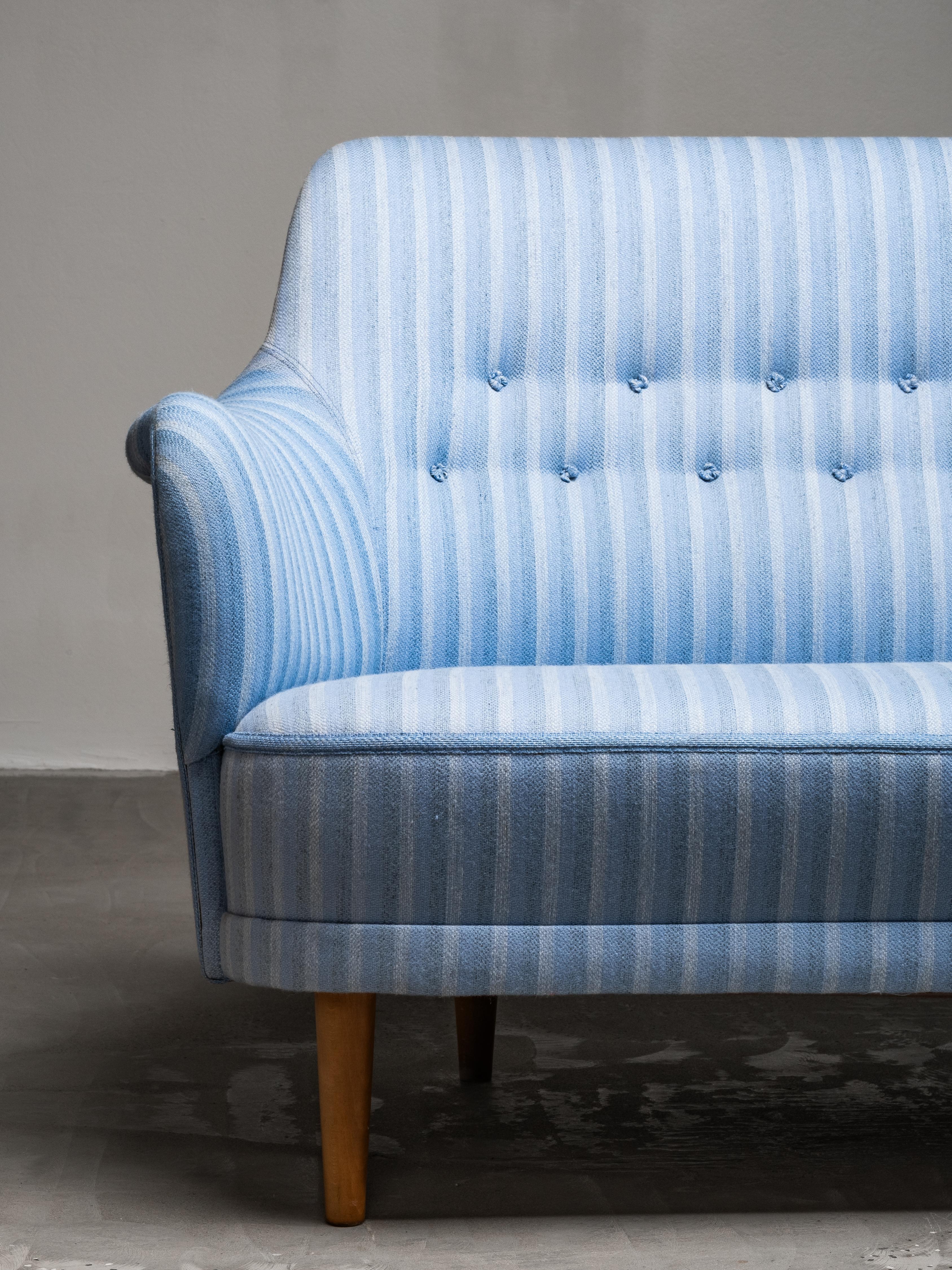“Samsas” Sofa by Carl Malmsten for O.H. Sjögren, Sweden, 1960s For Sale 8