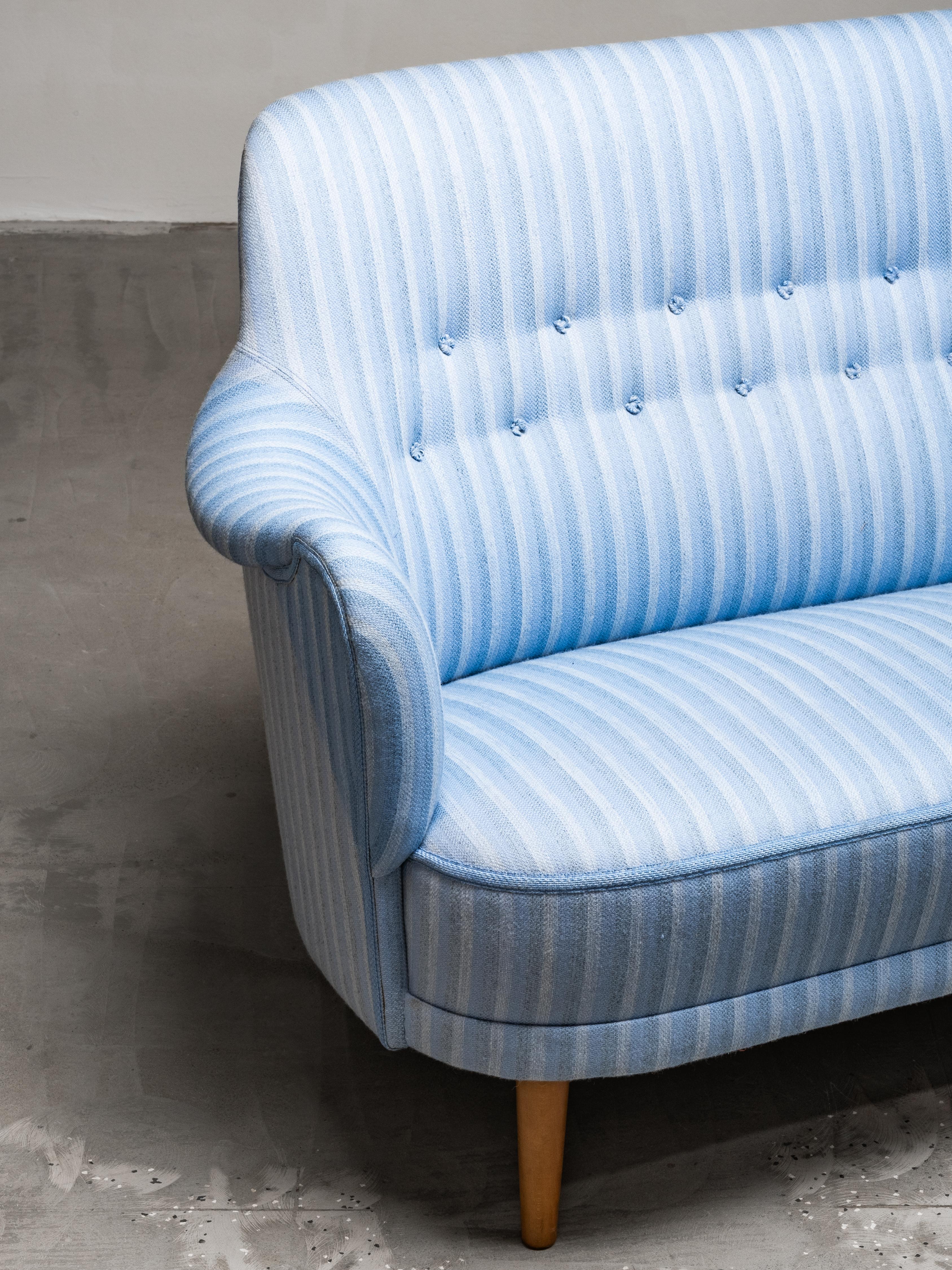 Swedish “Samsas” Sofa by Carl Malmsten for O.H. Sjögren, Sweden, 1960s For Sale