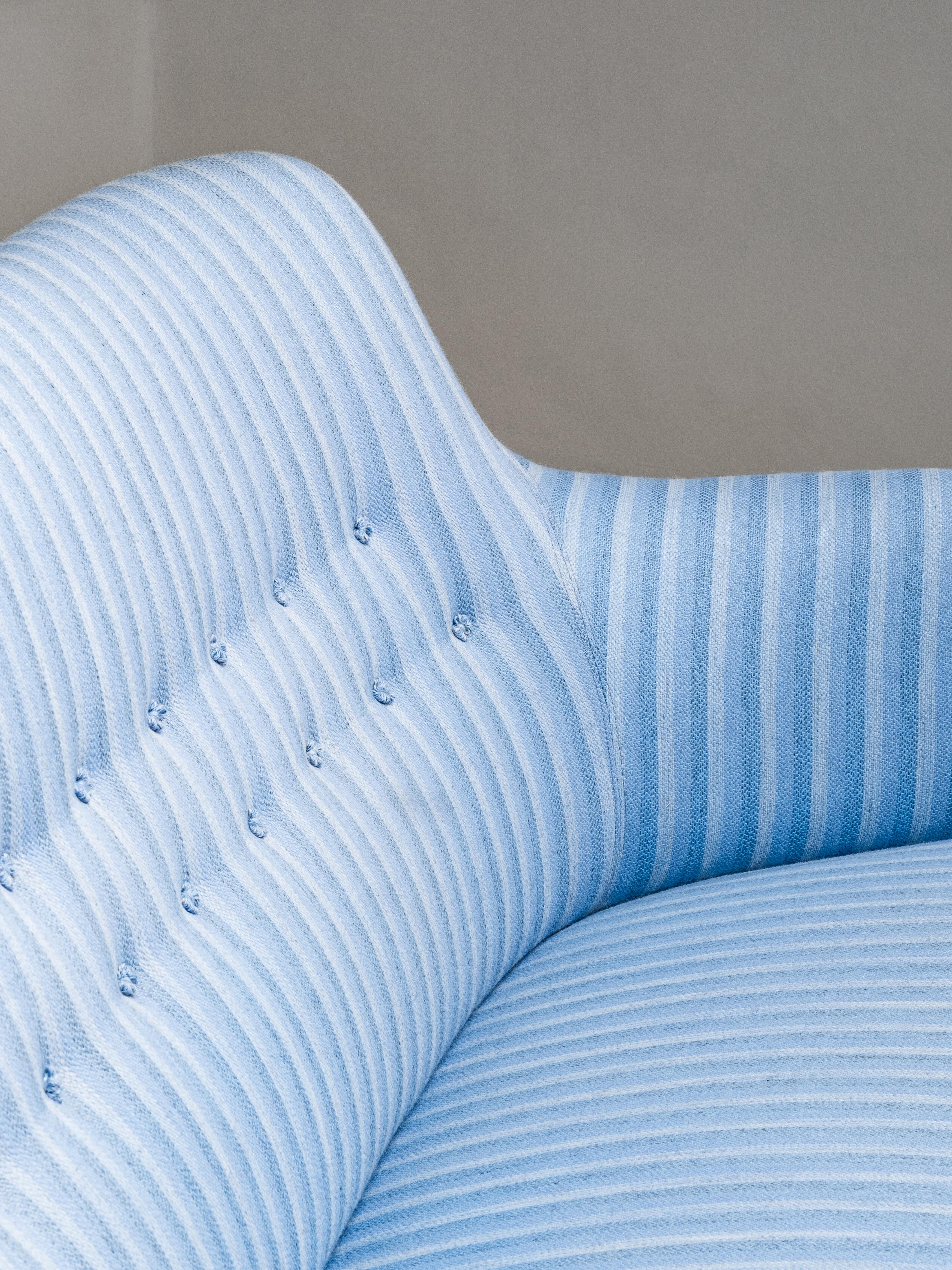 “Samsas” Sofa by Carl Malmsten for O.H. Sjögren, Sweden, 1960s In Good Condition For Sale In Karis, Nyland