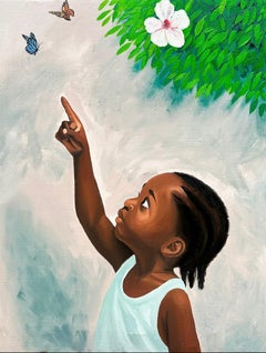 Innocenza - 21° secolo, Contemporaneo, Figurativo, Africa, Moderno, Bambini