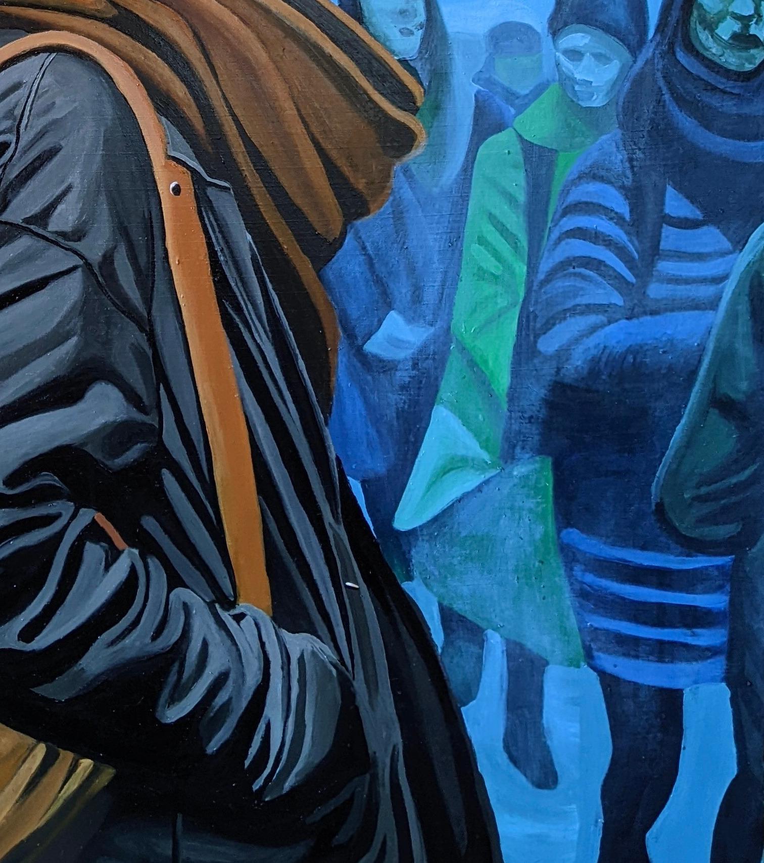 Ahora que estamos aquí - Siglo XXI, Contemporáneo, Retrato figurativo, Mujer en venta 1