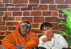 Other Day With My Brother - 21st Century, Contemporary, Figurative Portrait, Men