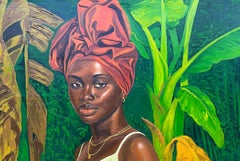 Still Among the Living Things - Portrait de femme contemporain du 21e siècle, moderne