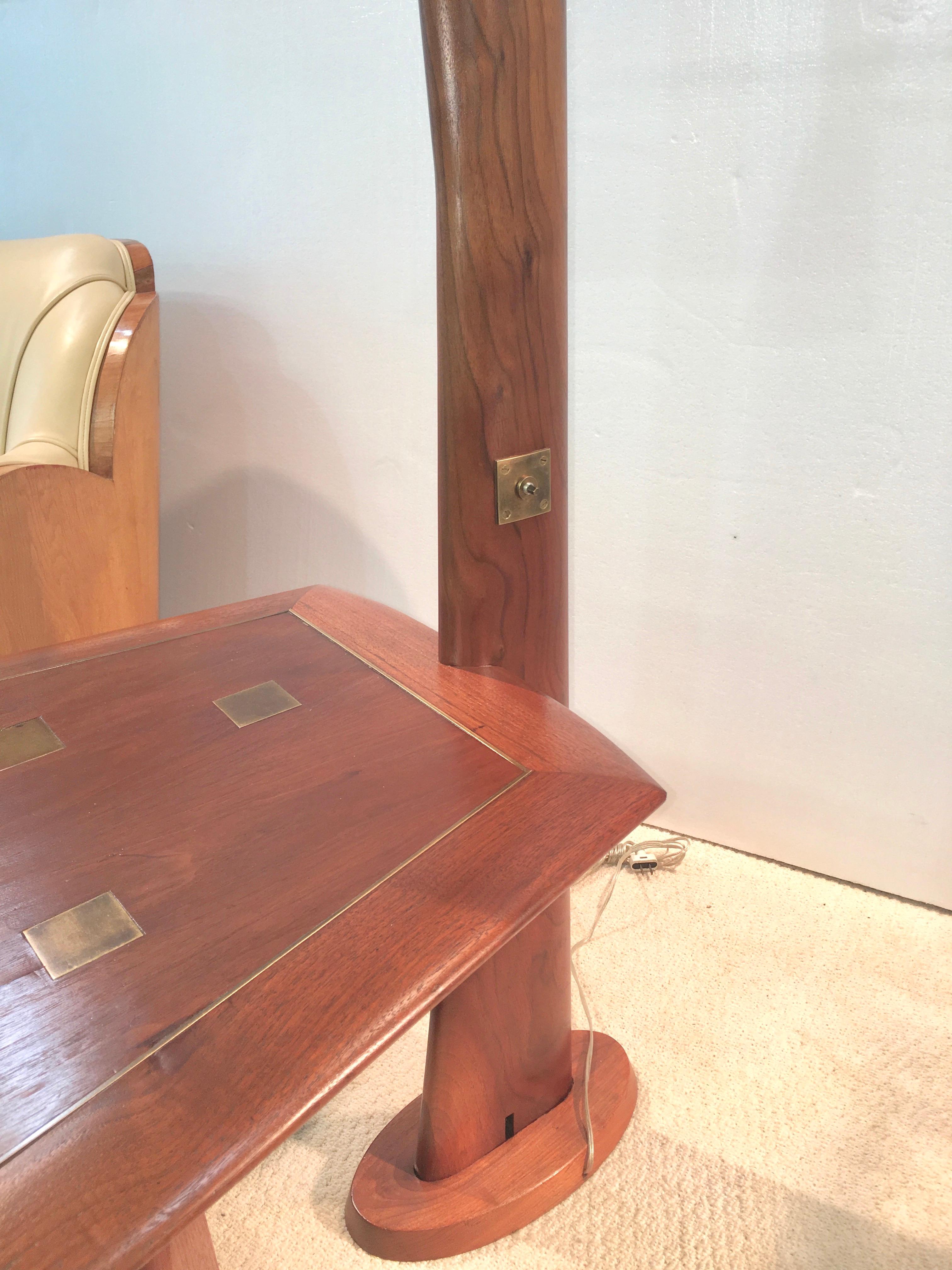 Samson Berman Studio Floor Lamp with Integrated Table For Sale 2